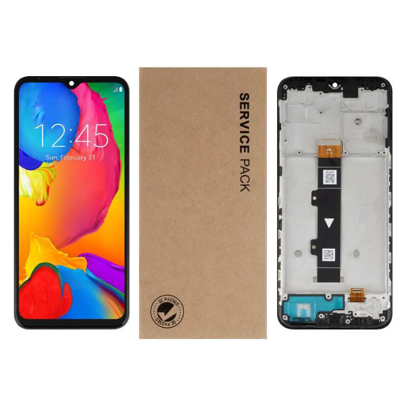 ORYGINALNY MOTOROLA MOTO G30 WYŚWIETLACZ LCD EKRAN RAMKA SERVICE PACK