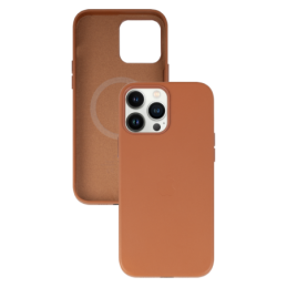 IPHONE 13 PRO MAX ETUI LEATHER CASE SADDLE BROWN