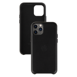 IPHONE 11 PRO ETUI LEATHER CASE BLACK