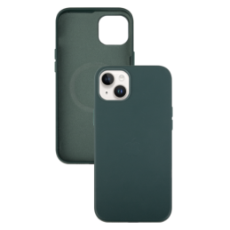 IPHONE 14 PLUS ETUI LEATHER CASE FOREST GREEN