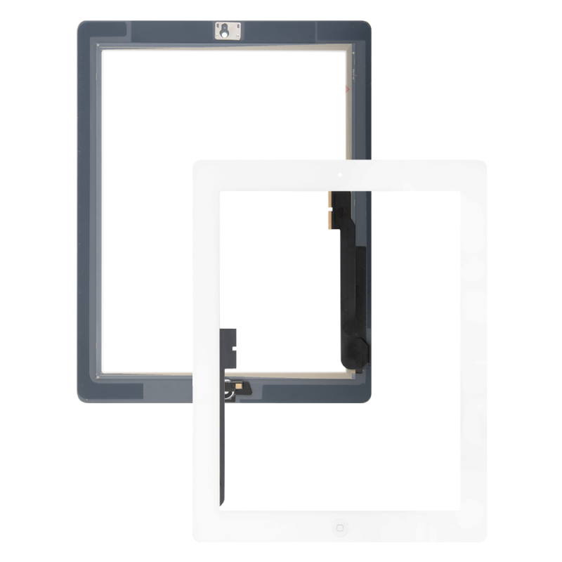 IPAD 3 4 A1460 A1430 A1458 DIGITIZER DOTYK BIAŁY HOME