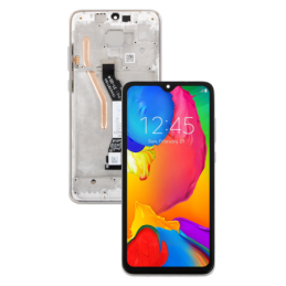 XIAOMI REDMI NOTE 8 PRO WYŚWIETLACZ LCD EKRAN RAMKA SREBRNA