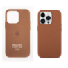 IPHONE 14 PRO ETUI LEATHER CASE SADDLE BROWN