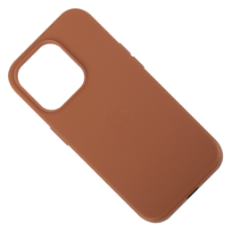 IPHONE 14 PRO ETUI LEATHER CASE SADDLE BROWN