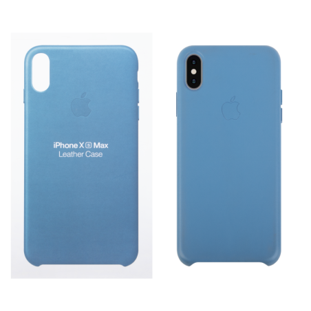 IPHONE XS MAX ETUI LEATHER CASE CAPE COD BLUE