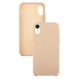 IPHONE XR ETUI LEATHER CASE GOLDEN