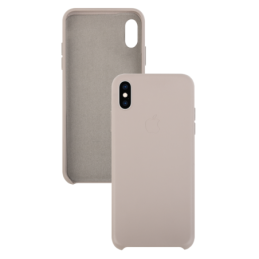 IPHONE XS MAX ETUI LEATHER CASE TAUPE