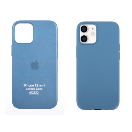 IPHONE 12 MINI ETUI LEATHER CASE CAPE COD BLUE