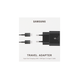 SAMSUNG ŁADOWARKA KABEL 25W USB CZARNA