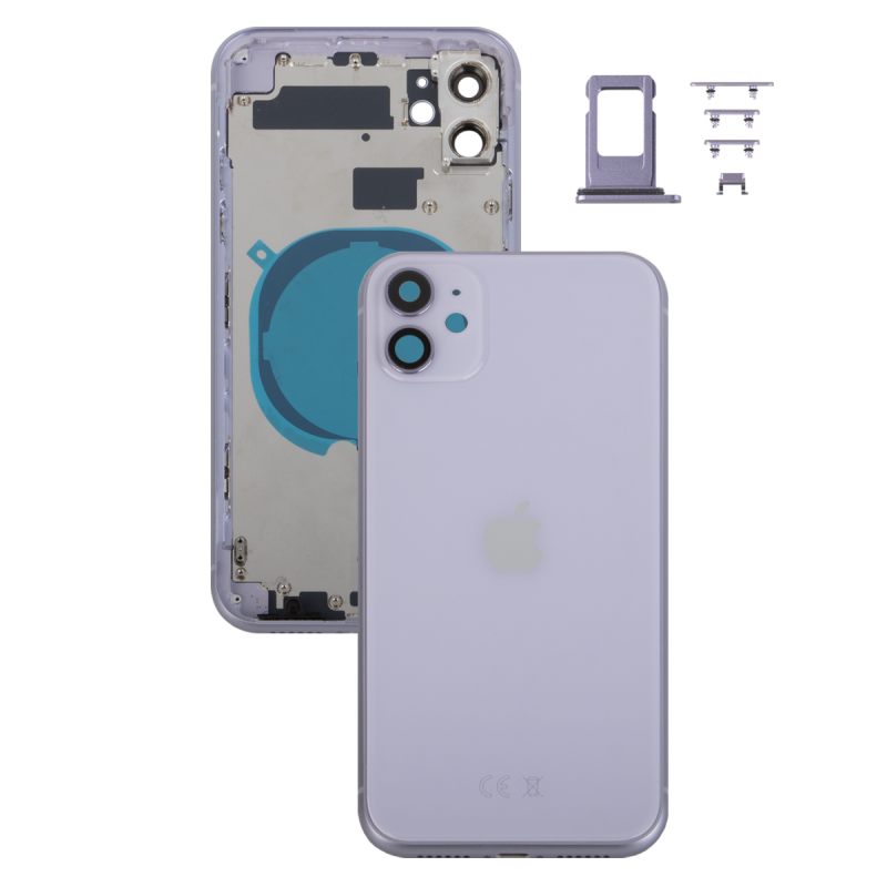 IPHONE 11 OBUDOWA KORPUS RAMKA FIOLETOWY