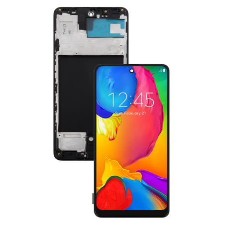 SAMSUNG A51 A515 WYŚWIETLACZ LCD EKRAN BIG GLASS RAMKA INCELL