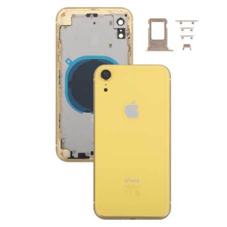 IPHONE XR OBUDOWA KORPUS RAMKA ŻÓŁTY