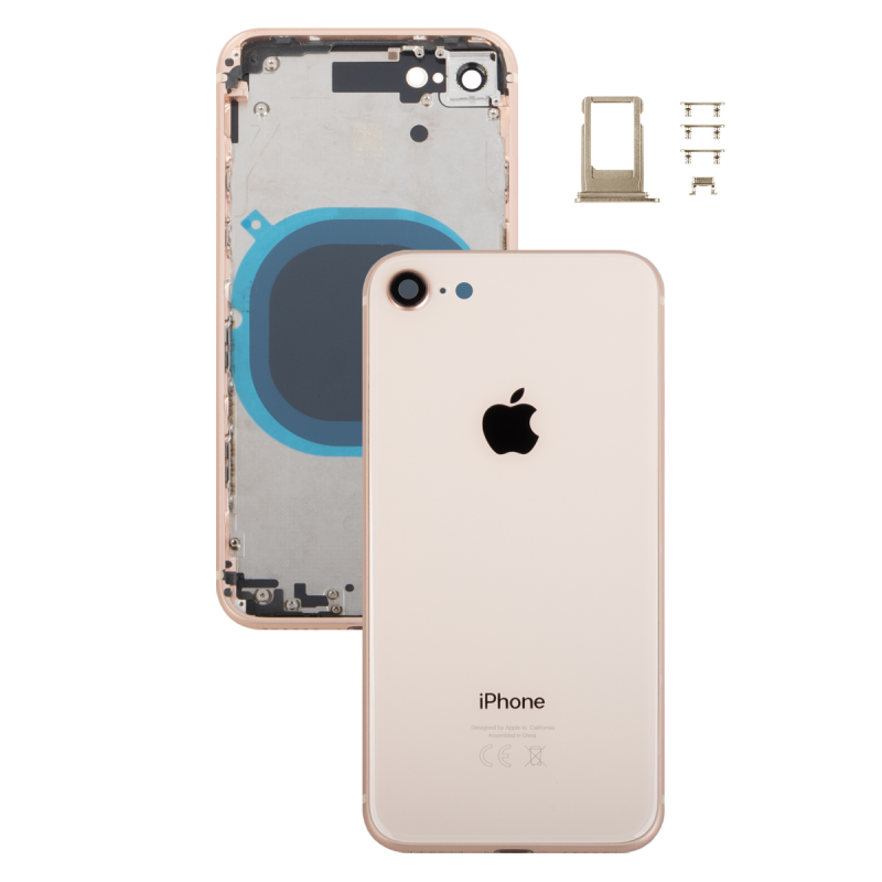 IPHONE 8 OBUDOWA KORPUS RAMKA ZŁOTY