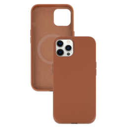 IPHONE 12 PRO MAX ETUI LEATHER CASE SADDLE BROWN