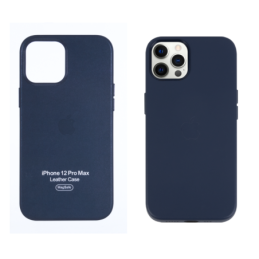 IPHONE 12 PRO MAX ETUI LEATHER CASE MIDNIGHT BLUE