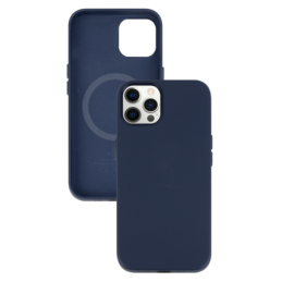 IPHONE 12 PRO MAX ETUI LEATHER CASE MIDNIGHT BLUE