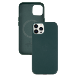 IPHONE 12 PRO MAX ETUI LEATHER CASE FOREST GREEN