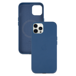 IPHONE 12 PRO MAX ETUI LEATHER CASE COSMOS BLUE