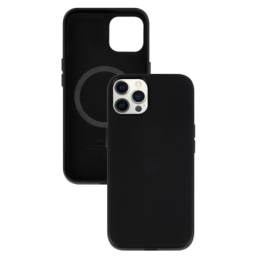 IPHONE 12 PRO MAX ETUI LEATHER CASE BLACK