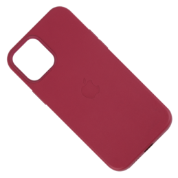 IPHONE 12 PRO MAX ETUI LEATHER CASE BERRY