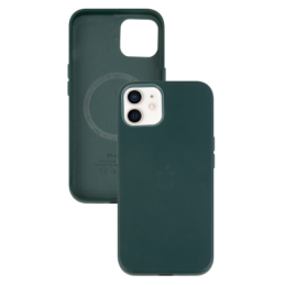 IPHONE 12 MINI ETUI LEATHER CASE FOREST GREEN