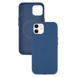 IPHONE 12 12 PRO ETUI LEATHER CASE COSMOS BLUE