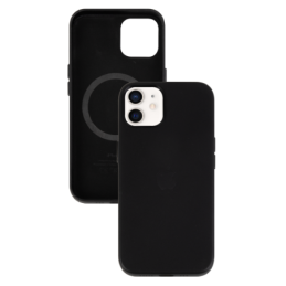 IPHONE 12 12 PRO ETUI LEATHER CASE BLACK