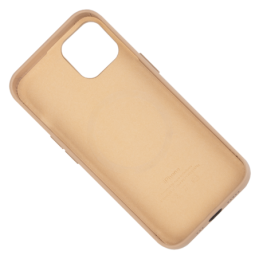 IPHONE 13 PRO MAX ETUI LEATHER CASE TAN