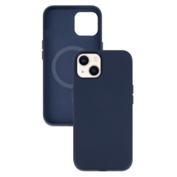 IPHONE 13 MINI ETUI LEATHER CASE MIDNIGHT BLUE