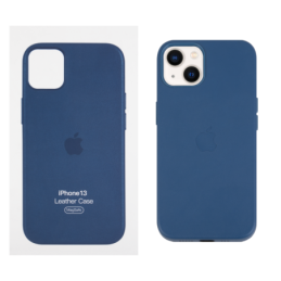 IPHONE 13 ETUI LEATHER CASE COSMOS BLUE