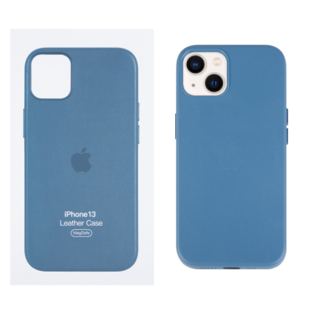 IPHONE 13 ETUI LEATHER CASE CAPE COD BLUE