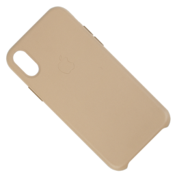 IPHONE XR ETUI LEATHER CASE TAN