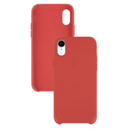 IPHONE XR ETUI LEATHER CASE RED