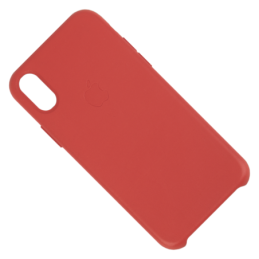 IPHONE XR ETUI LEATHER CASE RED