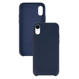 IPHONE XR ETUI LEATHER CASE MIDNIGHT BLUE