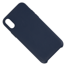 IPHONE XR ETUI LEATHER CASE MIDNIGHT BLUE