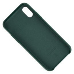 IPHONE XR ETUI LEATHER CASE FOREST GREEN