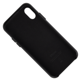 IPHONE XR ETUI LEATHER CASE BLACK