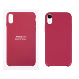 IPHONE XR ETUI LEATHER CASE BERRY