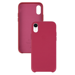 IPHONE XR ETUI LEATHER CASE BERRY