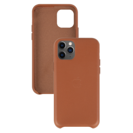 IPHONE 11 PRO MAX ETUI LEATHER CASE SADDLE BROWN