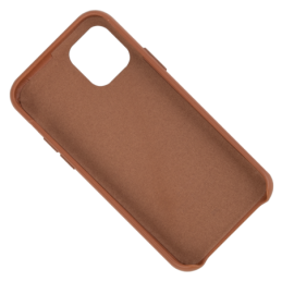 IPHONE 11 PRO MAX ETUI LEATHER CASE SADDLE BROWN