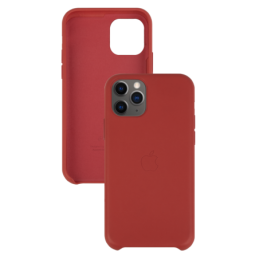 IPHONE 11 PRO MAX ETUI LEATHER CASE RED