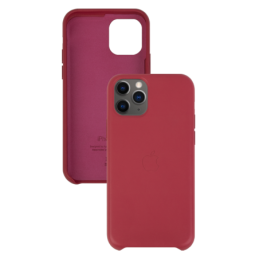 IPHONE 11 PRO MAX ETUI LEATHER CASE BERRY