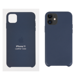 IPHONE 11 ETUI LEATHER CASE MIDNIGHT BLUE