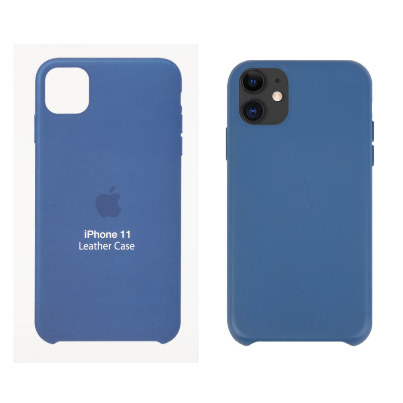 IPHONE 11 ETUI LEATHER CASE COSMOS BLUE