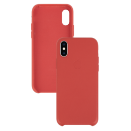 IPHONE XS MAX ETUI LEATHER CASE RED