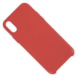 IPHONE XS MAX ETUI LEATHER CASE RED