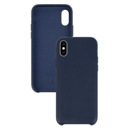 IPHONE XS MAX ETUI LEATHER CASE MIDNIGHT BLUE