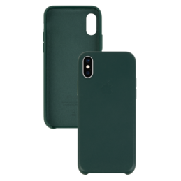 IPHONE XS MAX ETUI LEATHER CASE FOREST GREEN